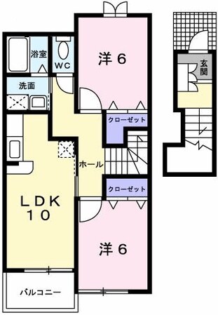 竜野駅 徒歩5分 2階の物件間取画像